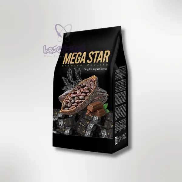 شکلات تلخ 85 درصد مگا استار 300گرمی